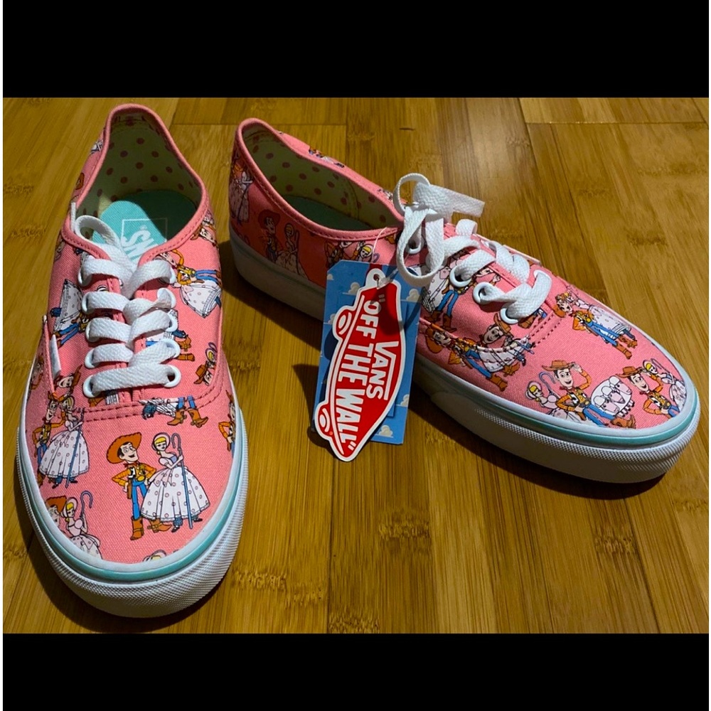 Vans Exclusive Toy Story Woody and Bo Peep Sneakers Brand New Size 8.5